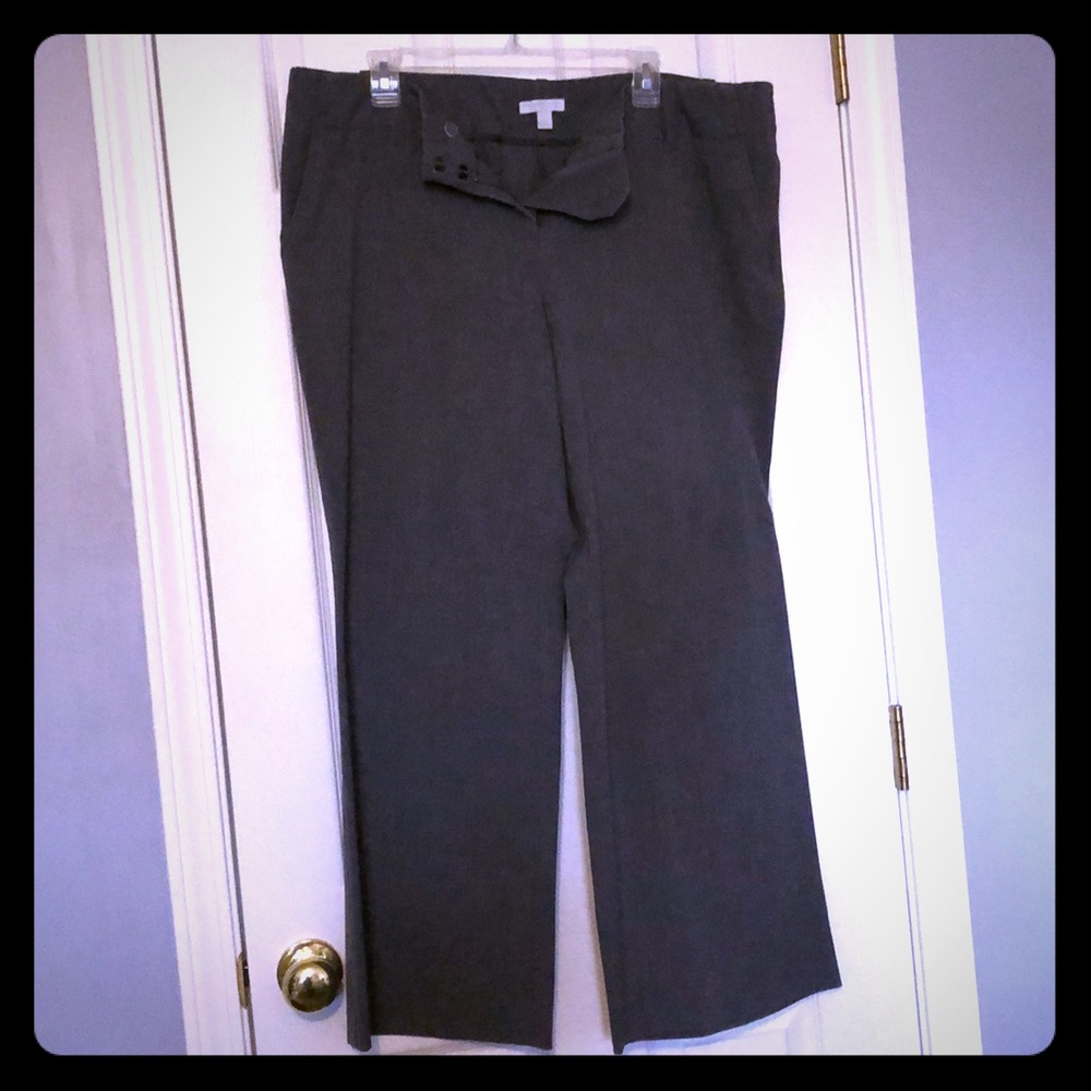 Gray dress slacks